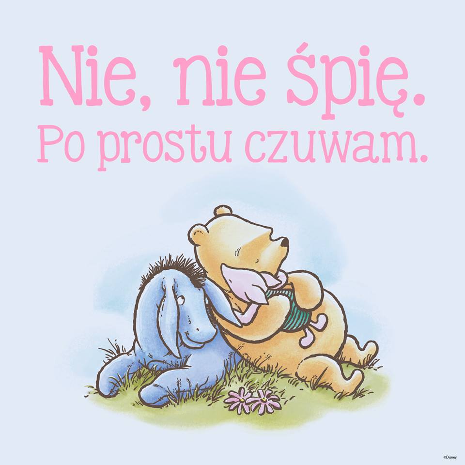 Kubuś z przyjaciółmi śpi